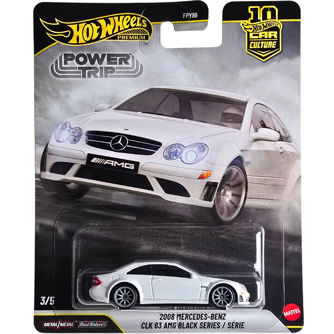 Hot Wheels Premium (Power Trip) - 2008 Mercedes-Benz CLK 63 AMG Black Series / Série