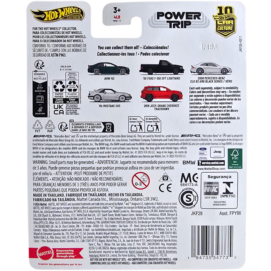 Hot Wheels Premium (Power Trip) - 2019 Jeep Grand Cherokee Trackhawk