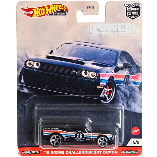 Hot Wheels Premium (Power Trip) - '18 Dodge Challenger SRT Demon