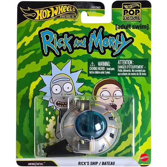 Hot Wheels Premium (Rick And Morty) - Rick's Ship / Bateau