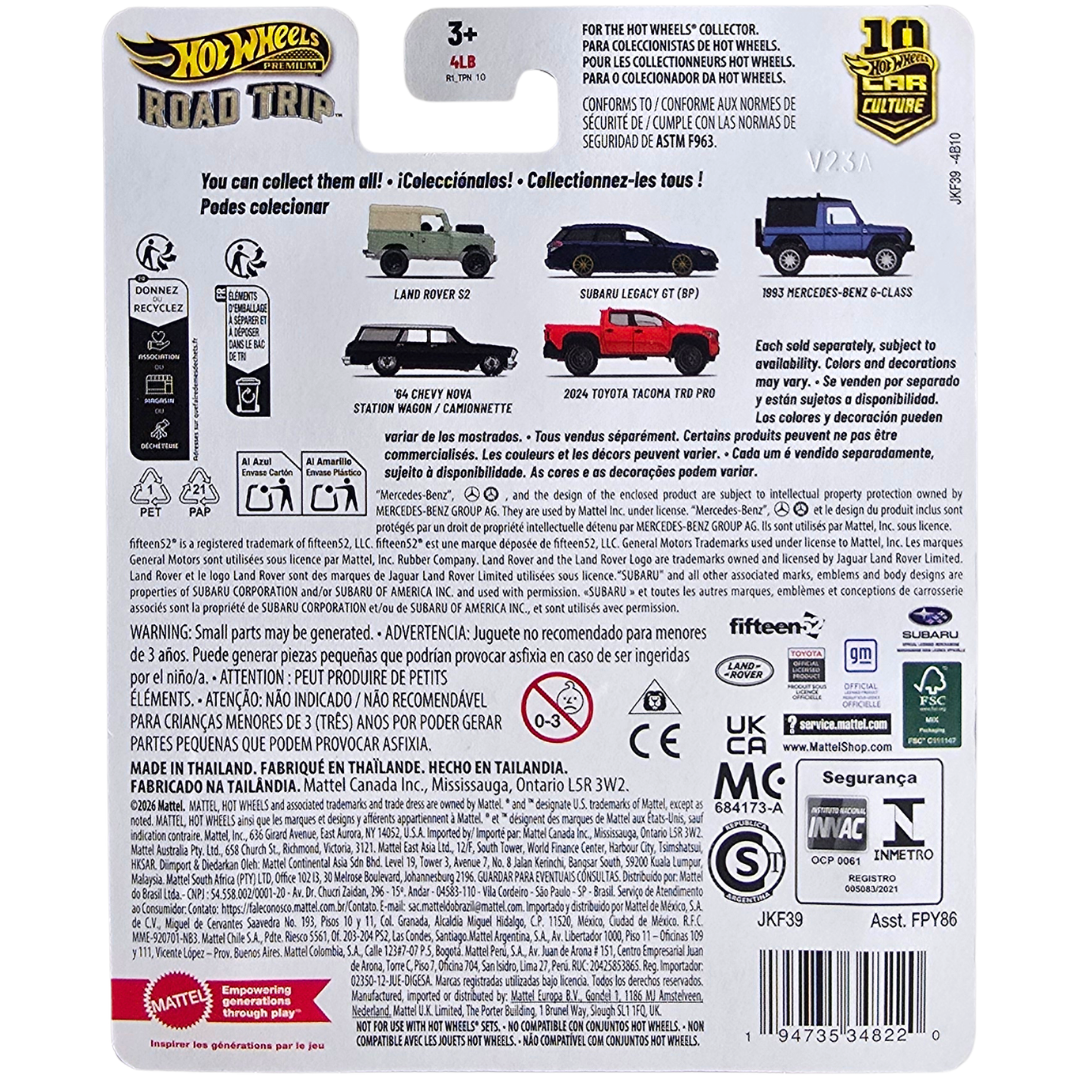 Hot Wheels Premium (Road Trip) - 1993 Mercedes-Benz G-Class