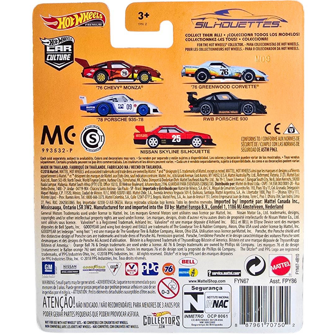 Hot Wheels Premium (Silhouettes) - '78 Porsche 935-78