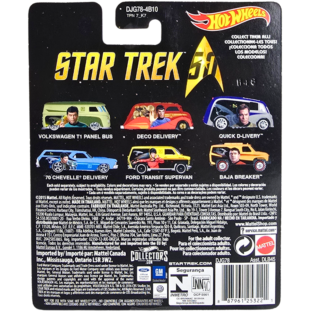 Hot Wheels Premium (Star Trek) - Ford Transit Supervan