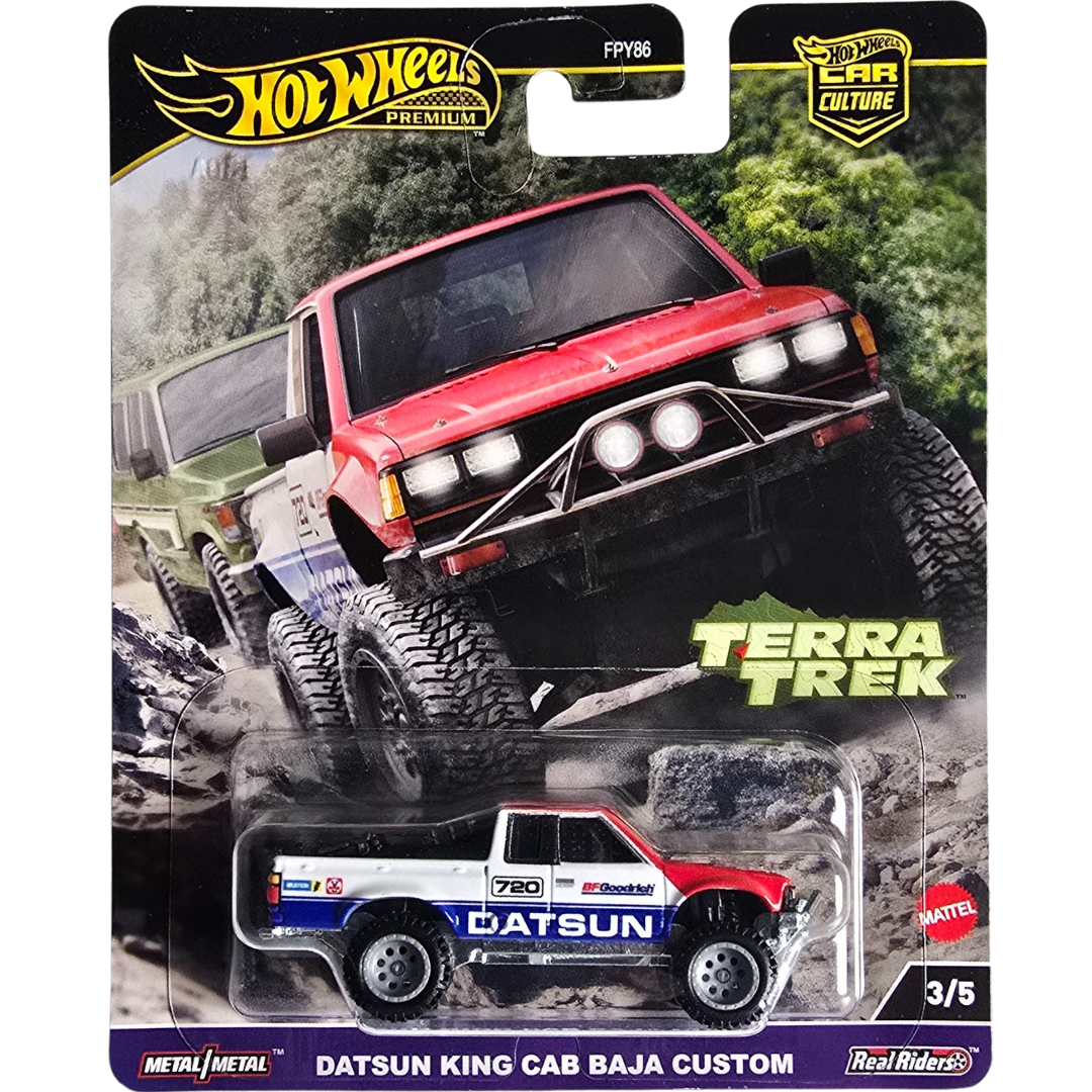 Hot Wheels Premium (Terra Trek) - Datsun King Cab Baja Custom