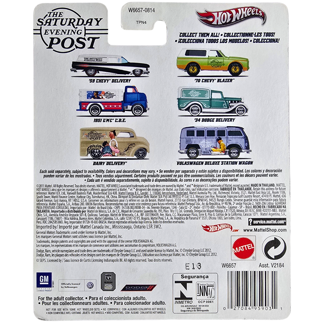 Hot Wheels Premium (The Saturday Evening Post) - Volkswagen Deluxe Station Wagon