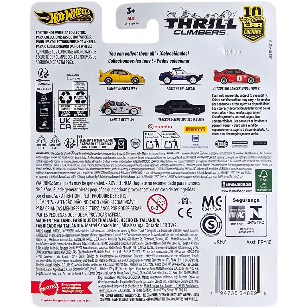 Hot Wheels Premium (Thrill Climbers) - Lancia Delta S4