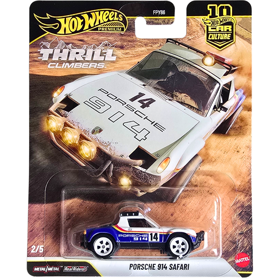 Hot Wheels Premium (Thrill Climbers) - Porsche 914 Safari
