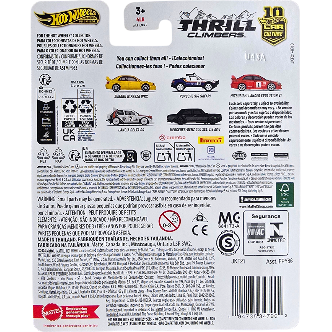 Hot Wheels Premium (Thrill Climbers) - Subaru Impreza WRX
