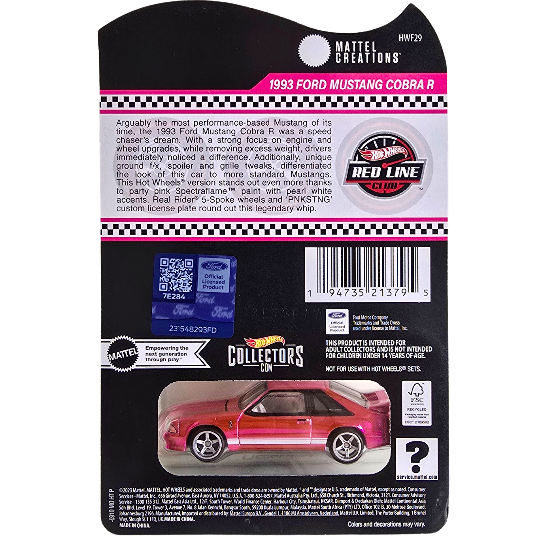Hot Wheels RLC - 1933 Ford Mustang Cobra R