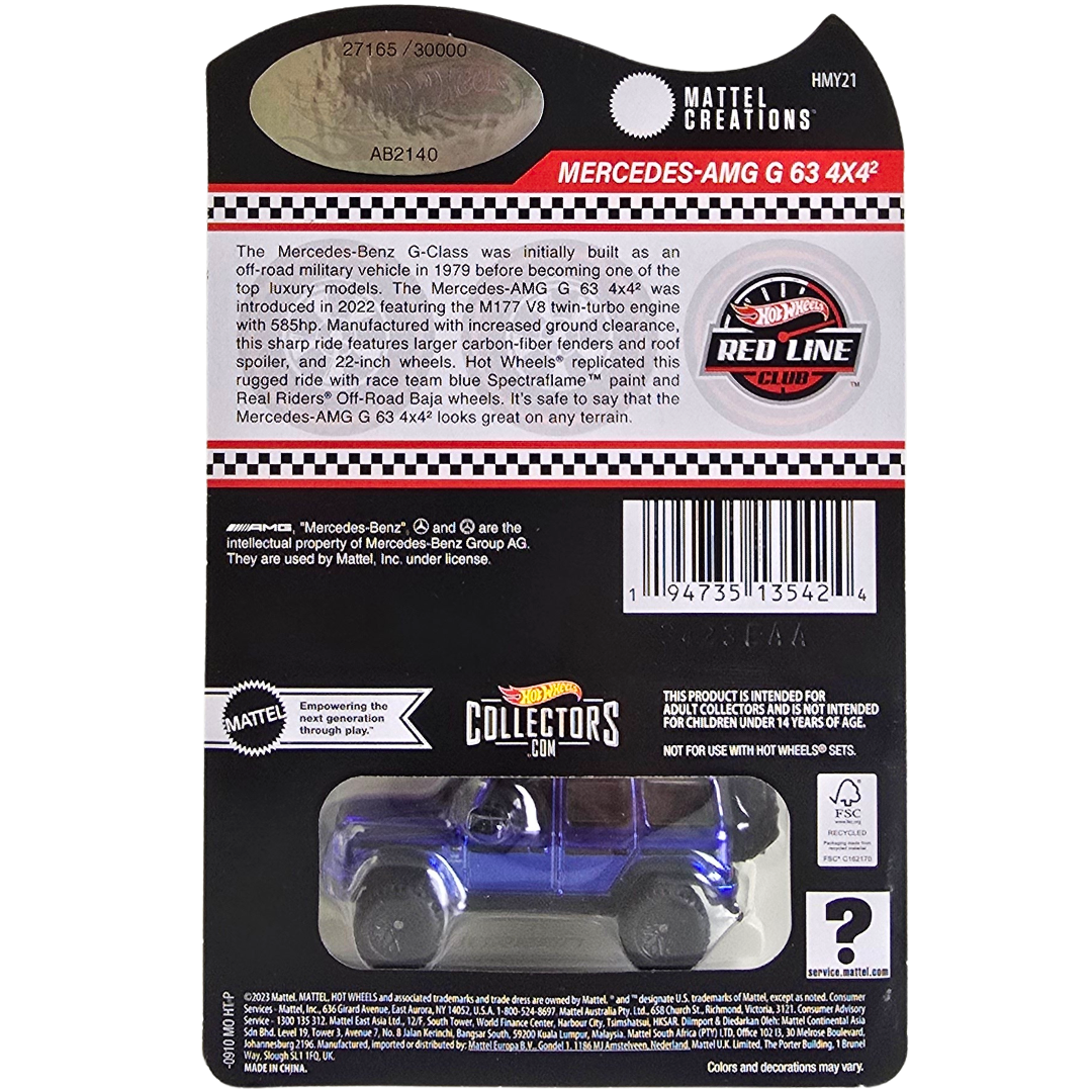 Hot Wheels RLC - Mercedes-AMG G 63 4x4