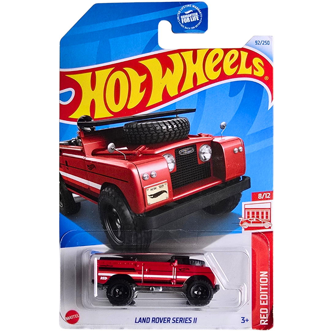 Hot Wheels Red Edition - Land Rover Series II