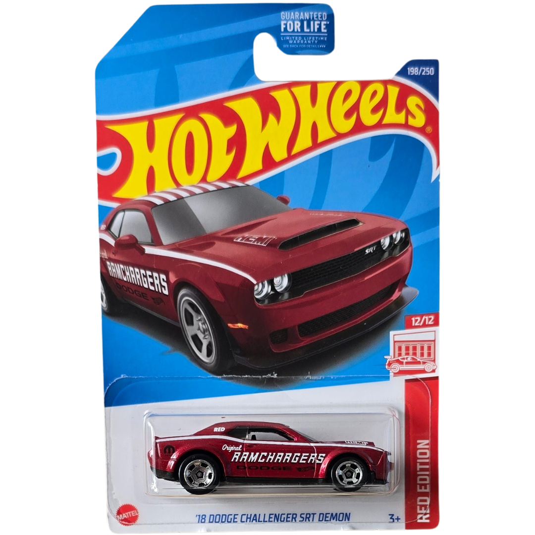 Hot Wheels Red Edition - '18 Dodge Challenger SRT Demon