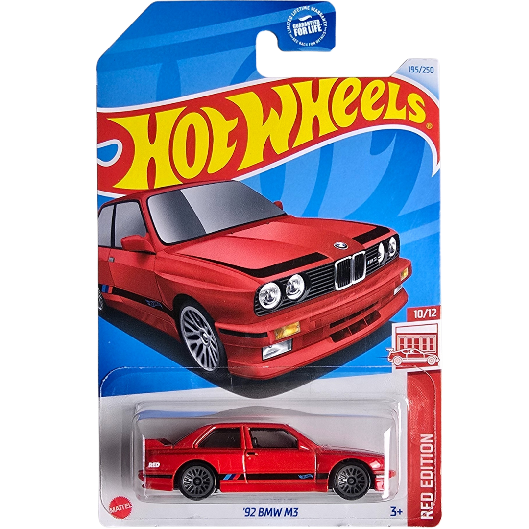 Hot Wheels Red Edition - '92 BMW M3