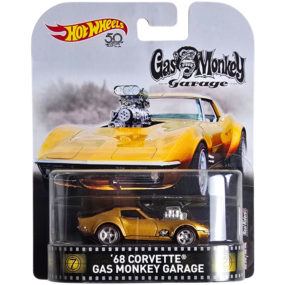Hot Wheels Retro (Gas Monkey Garage) - '68 Corvette Gas Monkey Garage