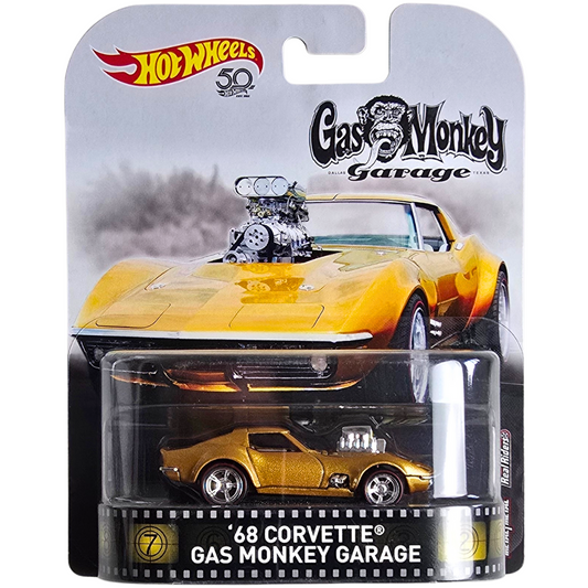 Hot Wheels Retro (Gas Monkey Garage) - '68 Corvette Gas Monkey Garage