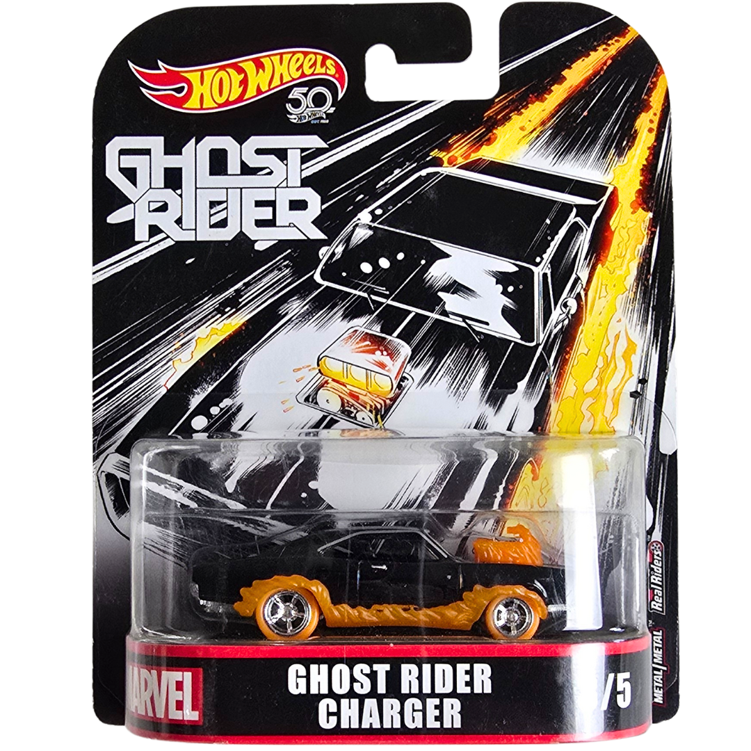 Hot Wheels Retro (Ghost Rider) - Ghost Rider Charger