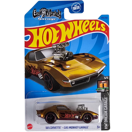 Hot Wheels - '68 Corvette - Gas Monkey Garage (Super Treasure Hunt - STH)