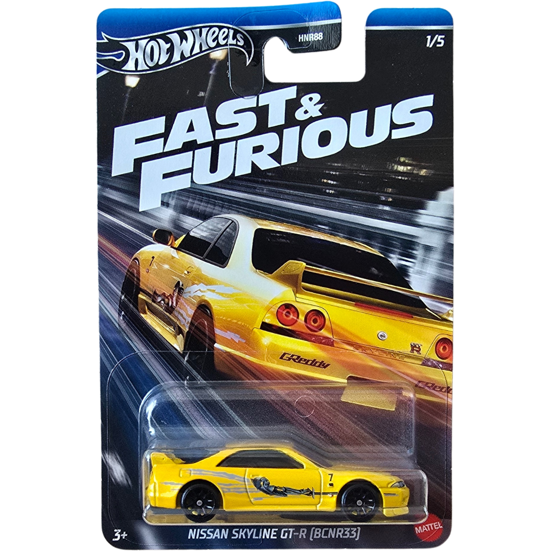 Hot Wheels - Nissan Skyline GT-R (BCNR33) (Fast & Furious)