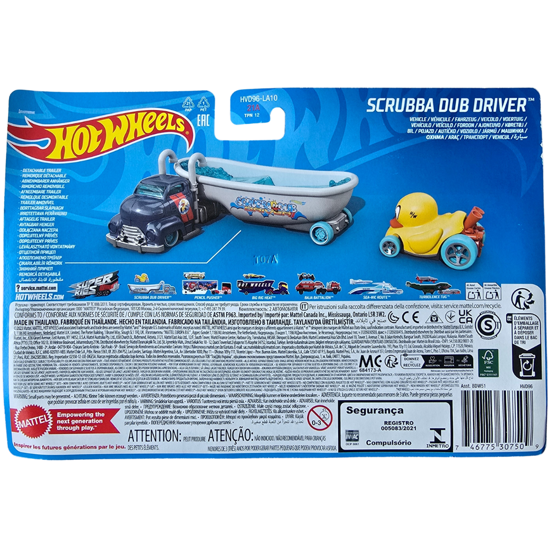 Hot Wheels Super Rigs - Scrubba Dub Driver