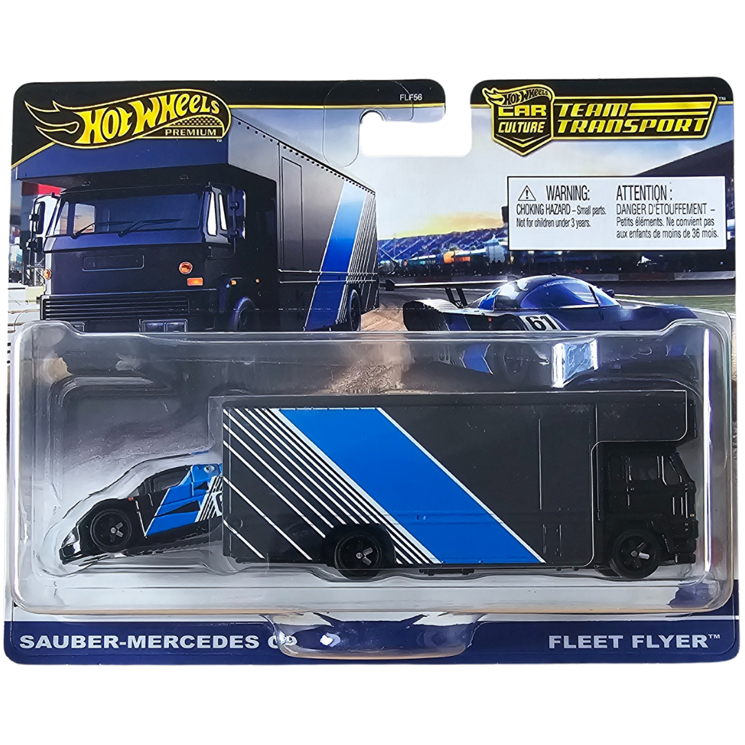 Hot Wheels Team Transport - Sauber Mercedes C9 - Fleet Flyer