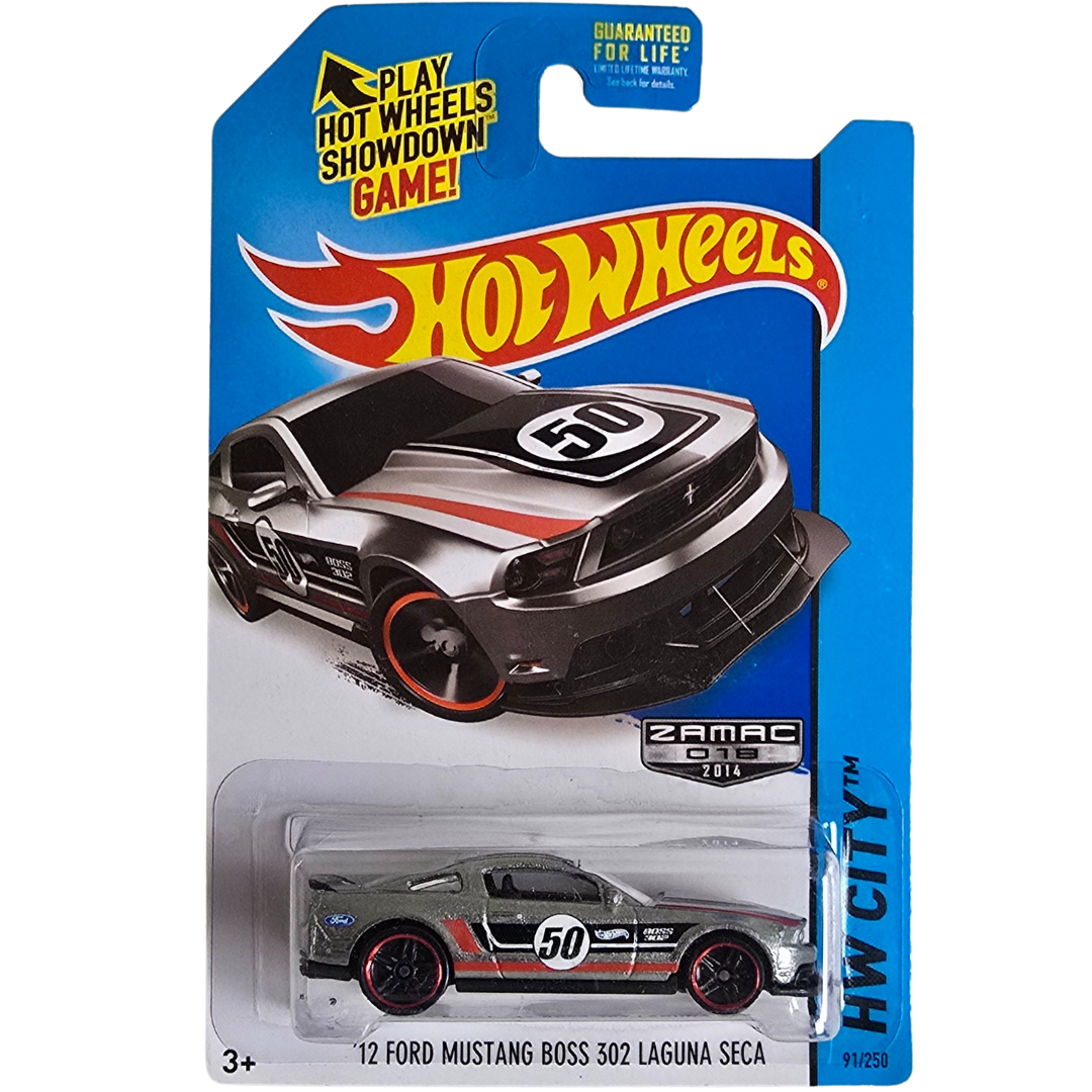 Hot Wheels Zamac - '12 Ford Mustang Boss 302 Laguna Seca