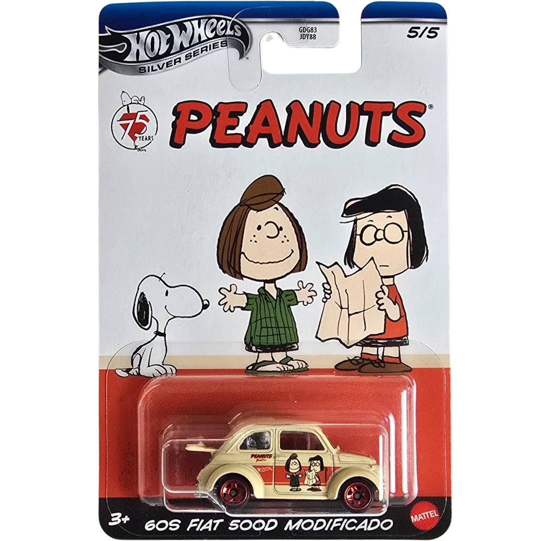 Hot Wheels (75 Aniversario Peanuts) - 60s Fiat 500D Modificado