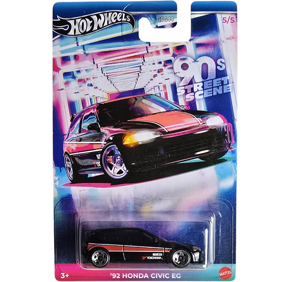 Hot Wheels (90s Street Scene) - '92 Honda Civic EG