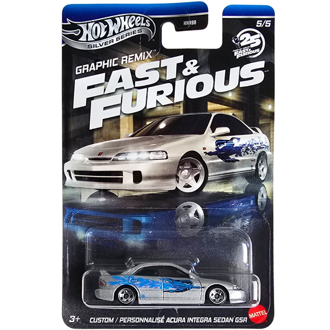 Hot Wheels (Fast & Furious - Graphic Remix) - Custom / Personnalisé Acuta Integra Sedan GSR