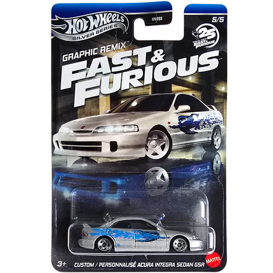 Hot Wheels (Fast & Furious - Graphic Remix) - Custom / Personnalisé Acuta Integra Sedan GSR