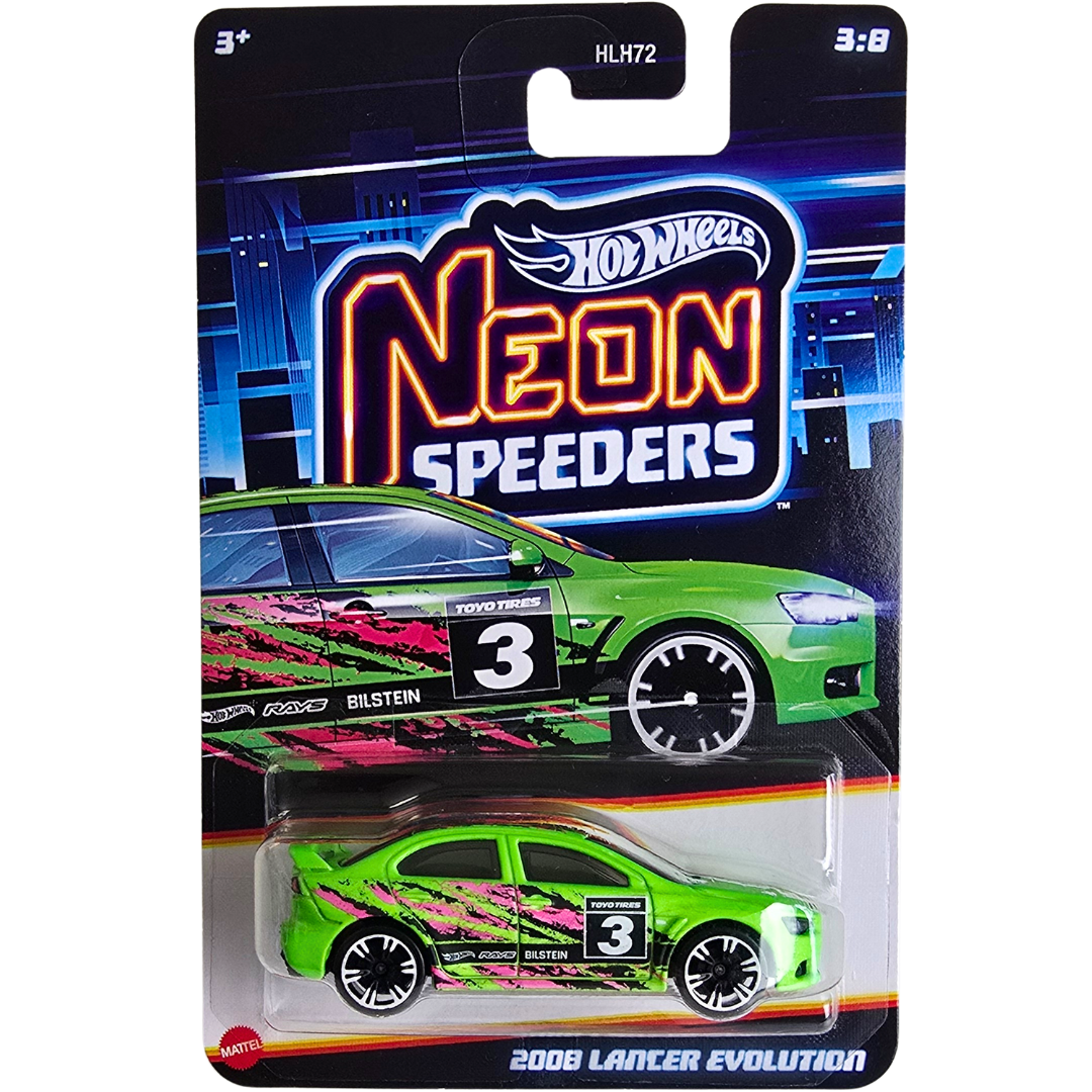 Hot Wheels (Neon Speeders) - 2008 Lancer Evolution