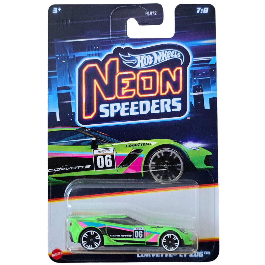 Hot Wheels (Neon Speeders) - Corvette C7 Z06