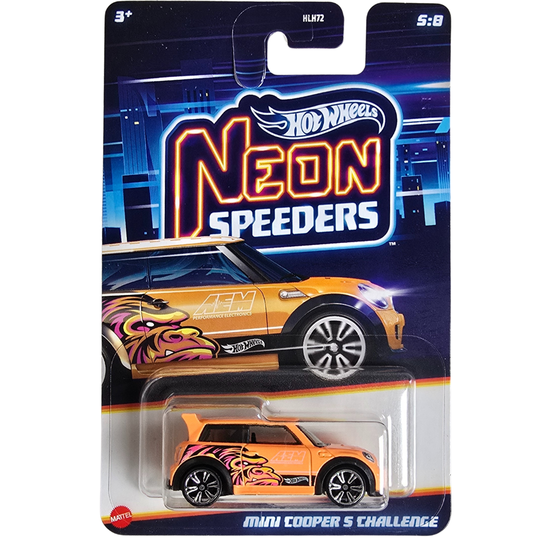 Hot Wheels (Neon Speeders) - Mini Cooper S Challenge