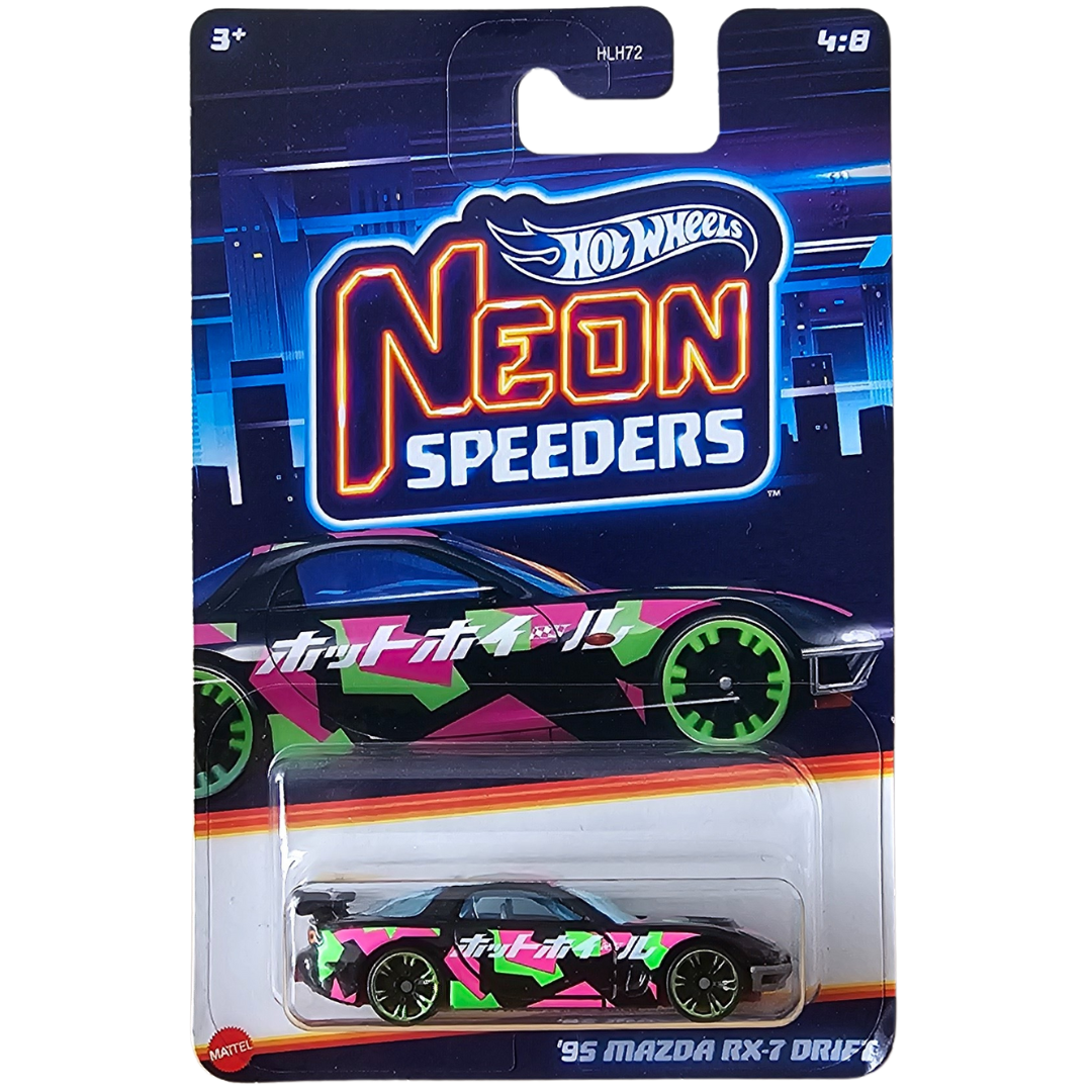 Hot Wheels (Neon Speeders) - '95 Mazda RX-7 Drift