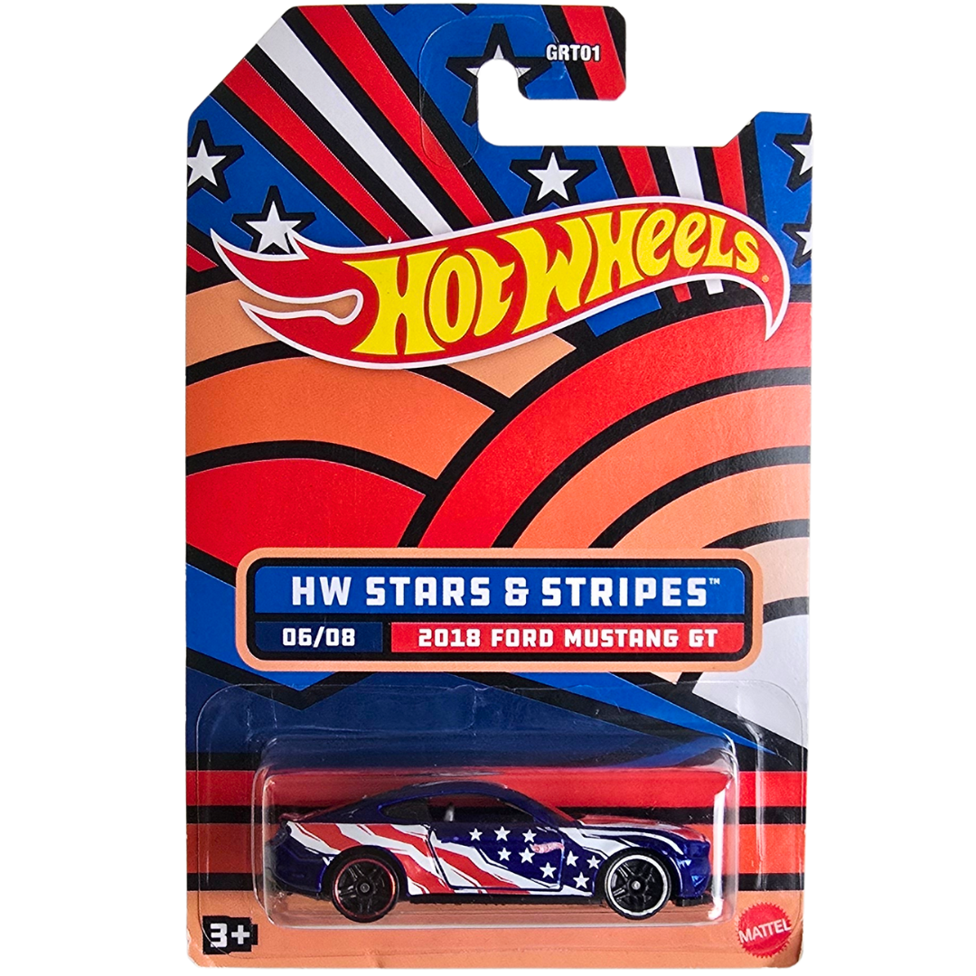 Hot Wheels (Stars & Stripes) - 2018 Ford Mustang GT