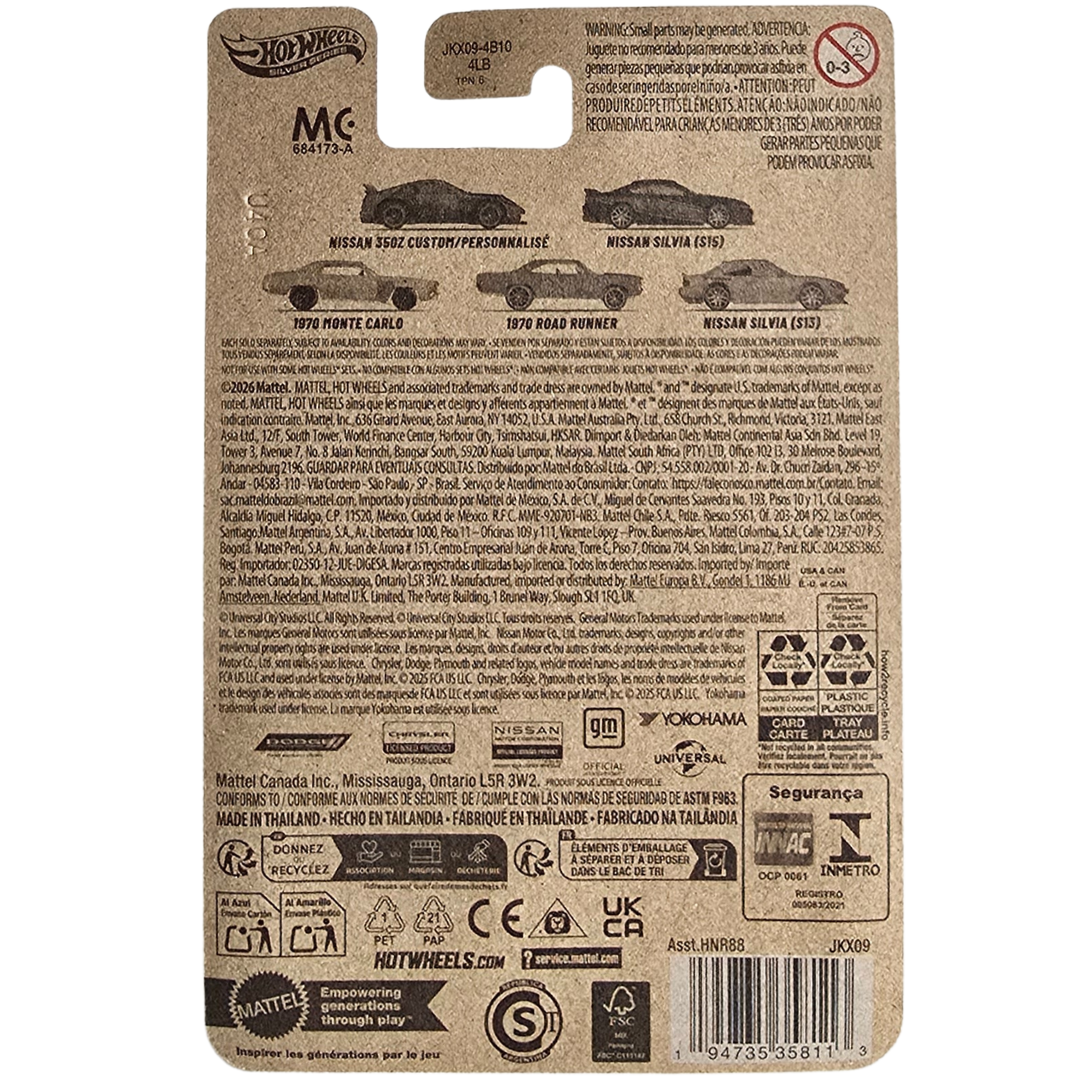 Hot Wheels (The Fast And The Furious: Tokyo Drift - 25 Years Of / Ans Of Fast & Furious) - Nissan Silvia (S13)