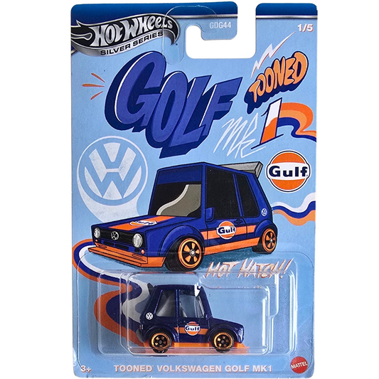 Hot Wheels (Tooned - Gulf) - Tooned Volkswagen Golf MK1