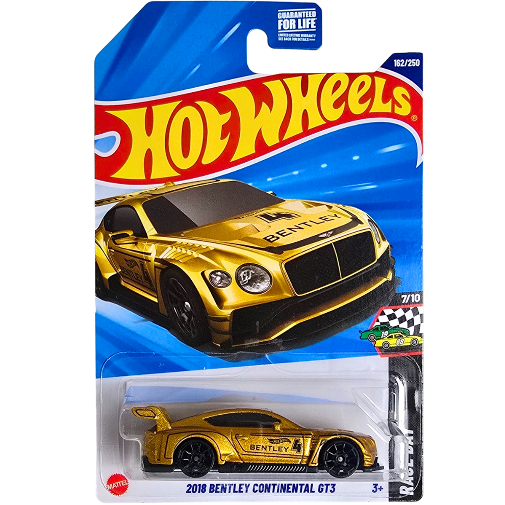 Hot Wheels - 2018 Bentley Continental GT3 - JBC18 - Carrinhos de Hot Wheels - 2018 Bentley Continental GT3 - JBC18 - Carrinhos de