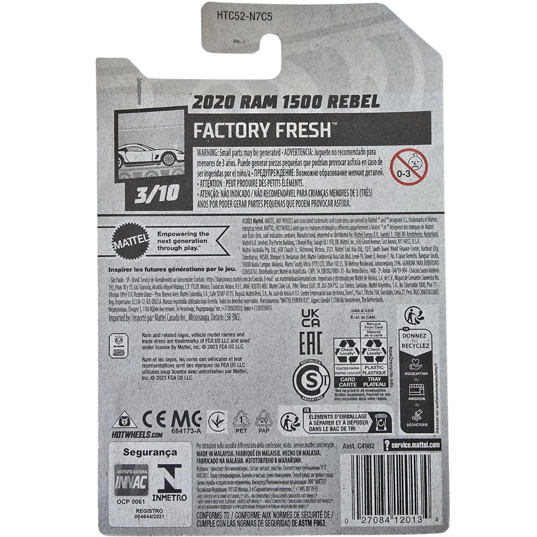 Hot Wheels - 2020 Ram 1500 Rebel