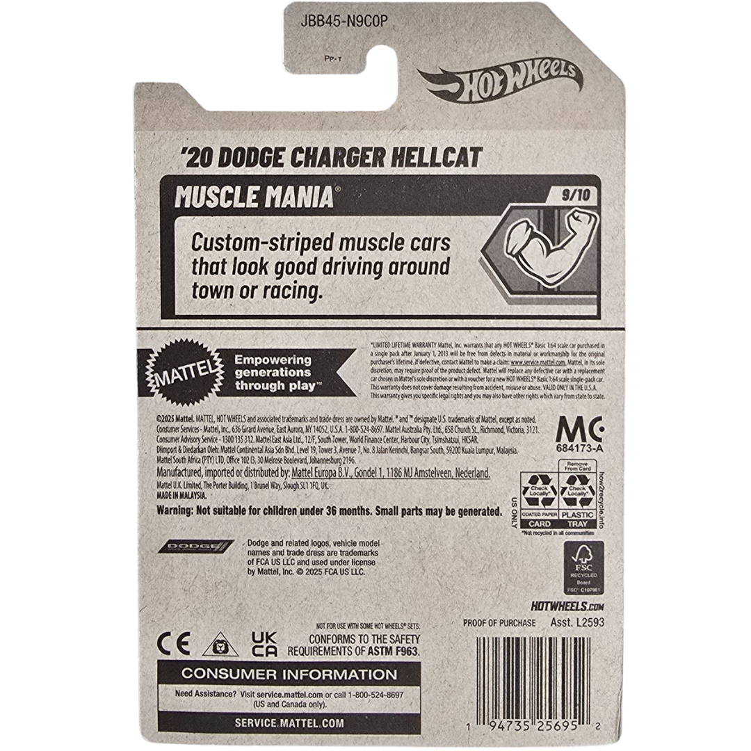 Hot Wheels - '20 Dodge Charger Hellcat