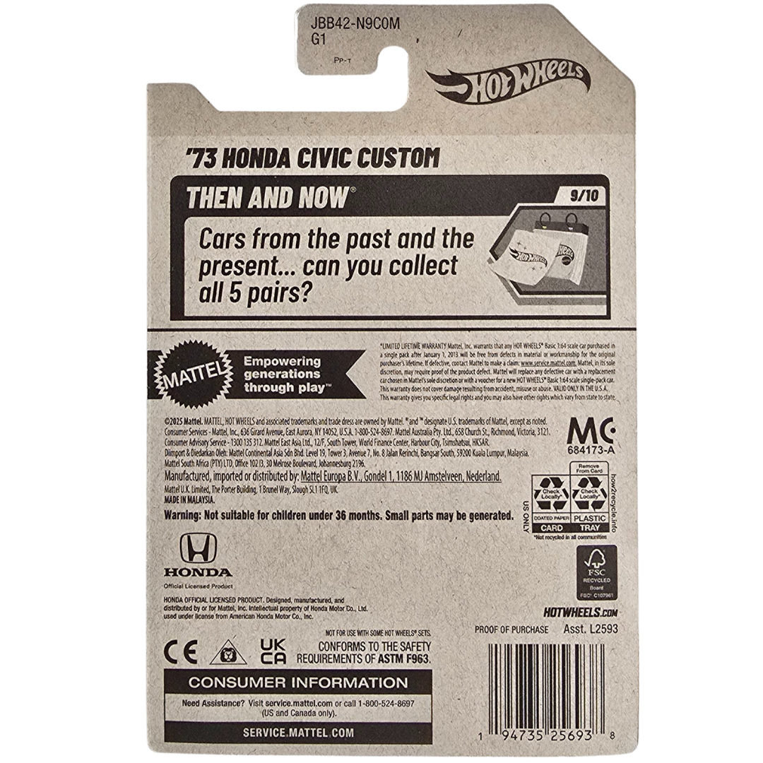 Hot Wheels - '73 Honda Civic Custom