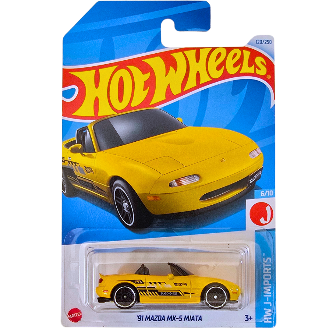 P-E HOT WHEELS™ PREMIUM 91' MAZDA MX-5 MIATA CAR CULTURE MODERN Classics Jdm Rubber Tyre I.220095151