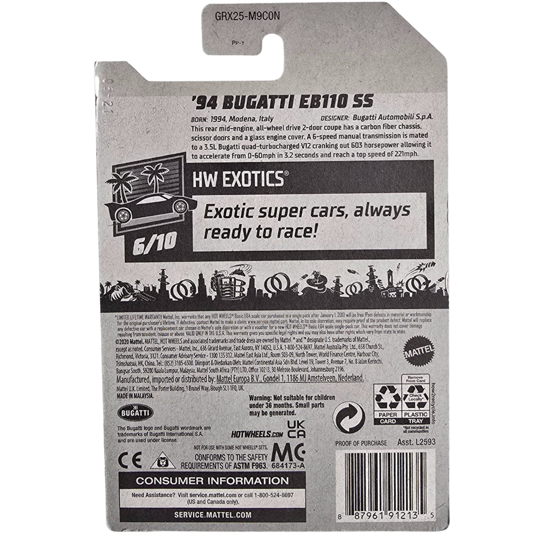 Hot Wheels - '94 Bugatti EB110 SS