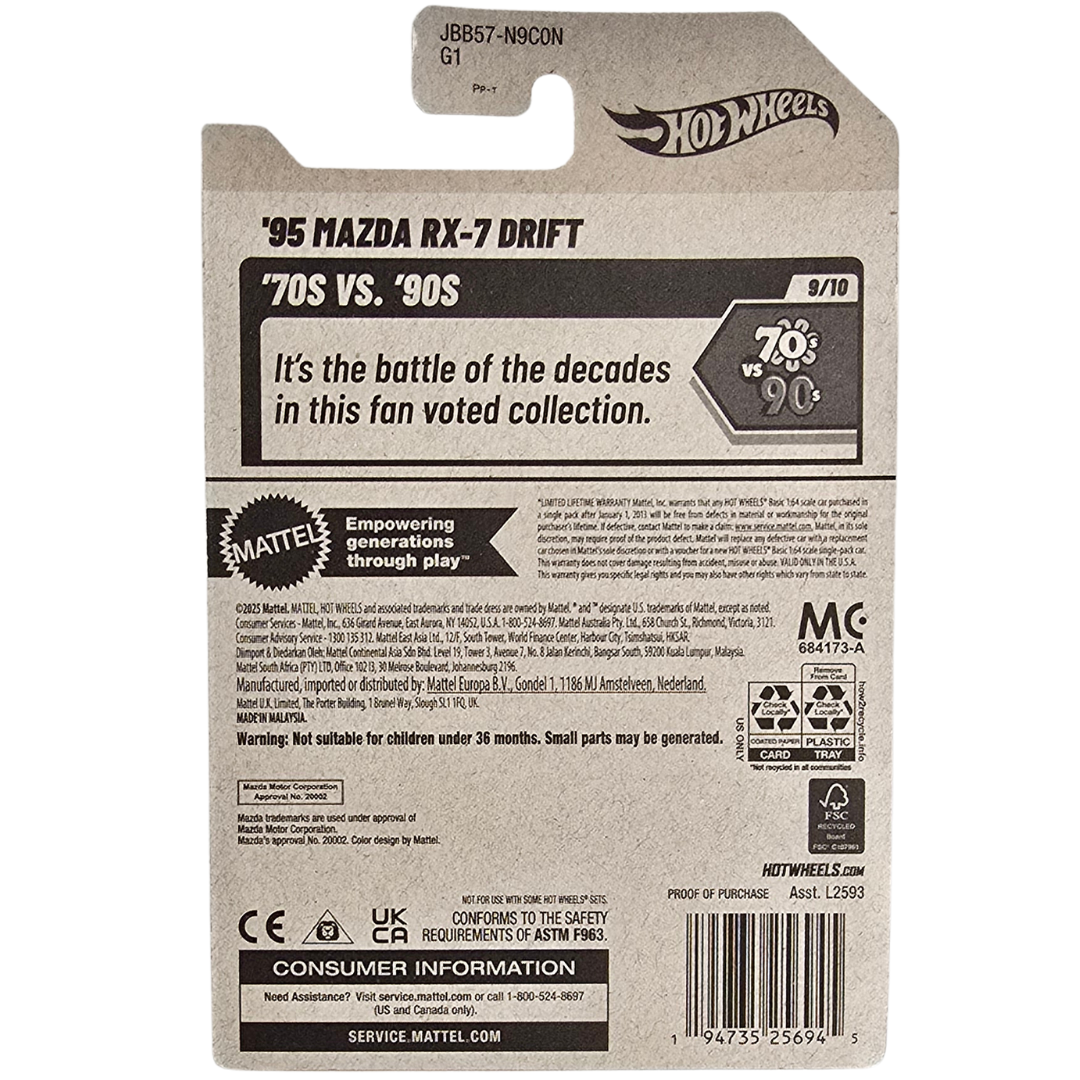 Hot Wheels - '95 Mazda RX-7 Drift