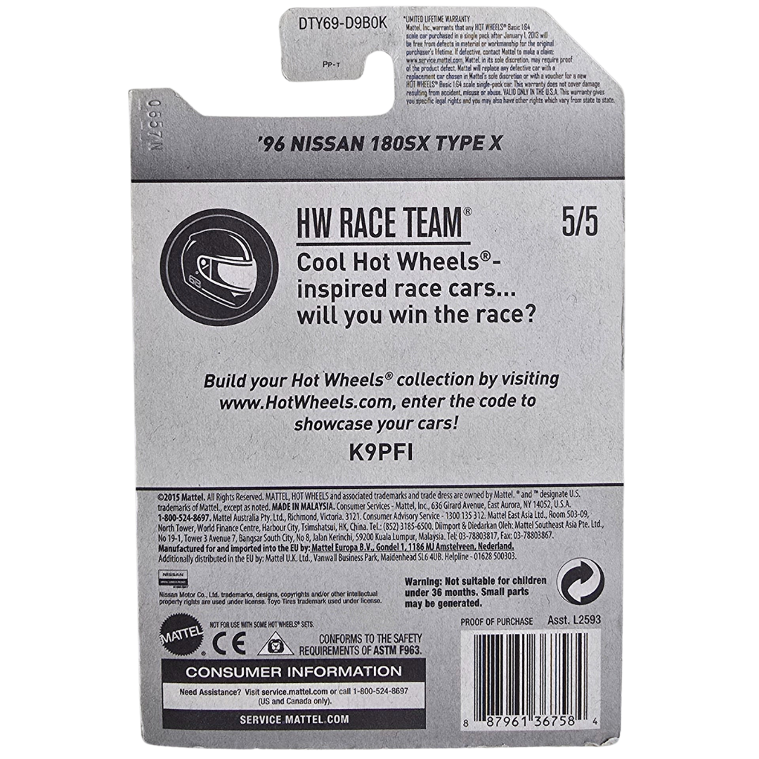 Hot Wheels - '96 Nissan 180SX Type X