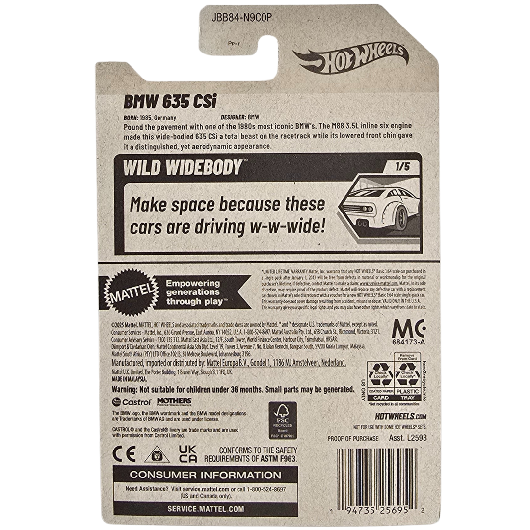 Hot Wheels - BMW 635 CSi