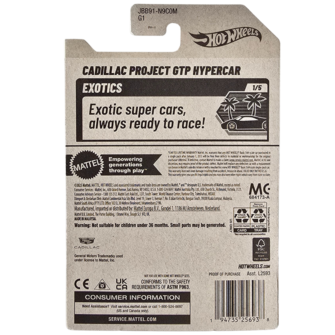 Hot Wheels - Cadillac Project GTP Hypercar
