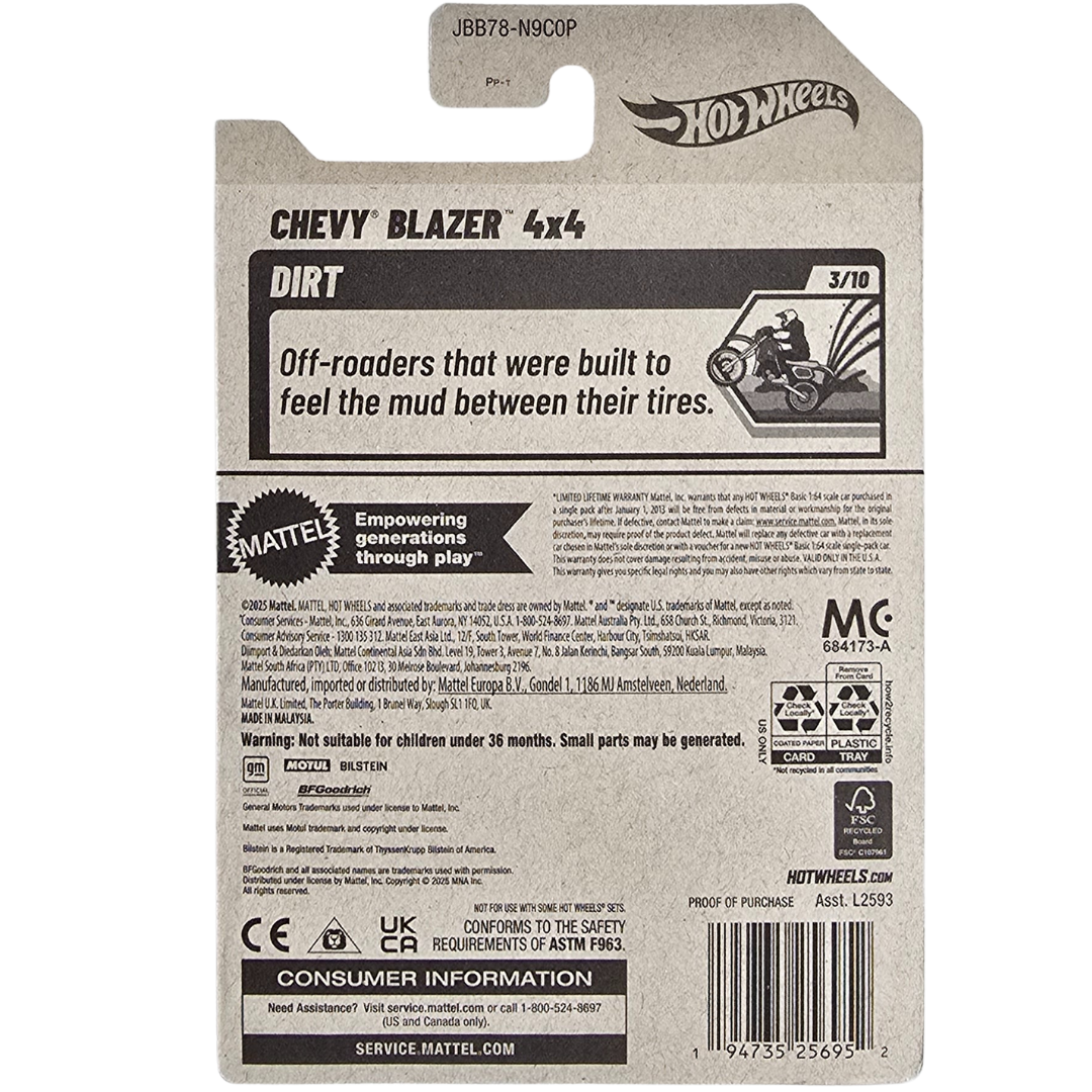 Hot Wheels - Chevy Blazer 4x4