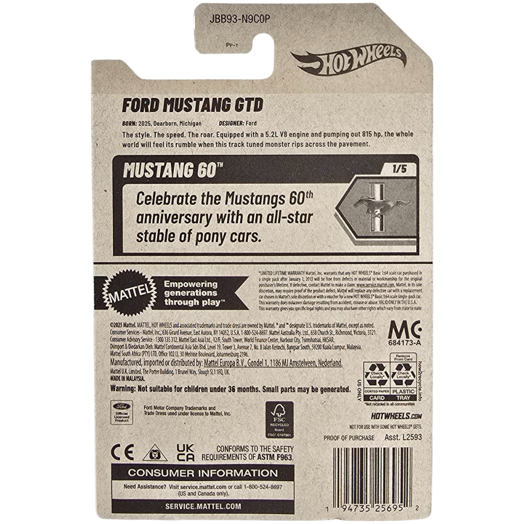 Hot Wheels - Ford Mustang GTD