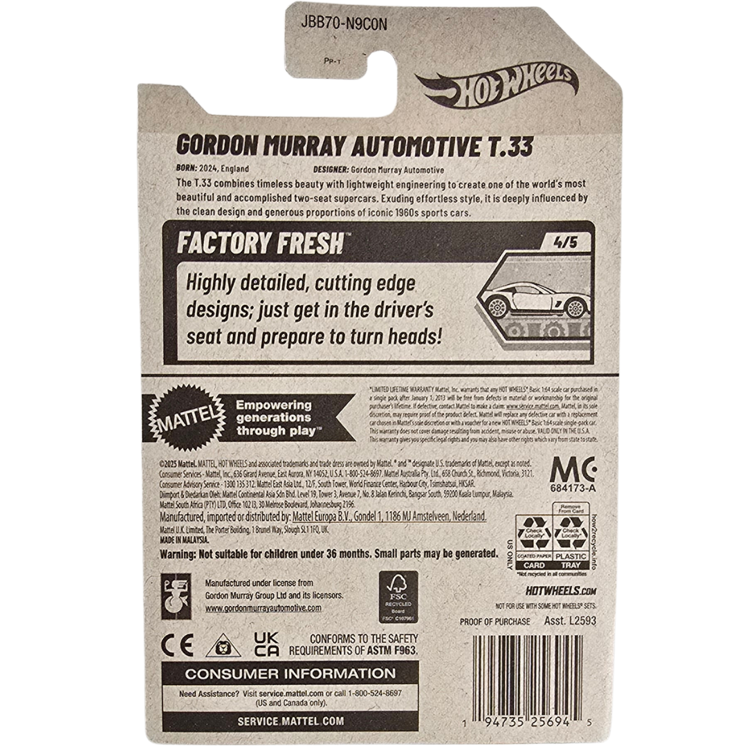 Hot Wheels - Gordon Murray Automotive T.33