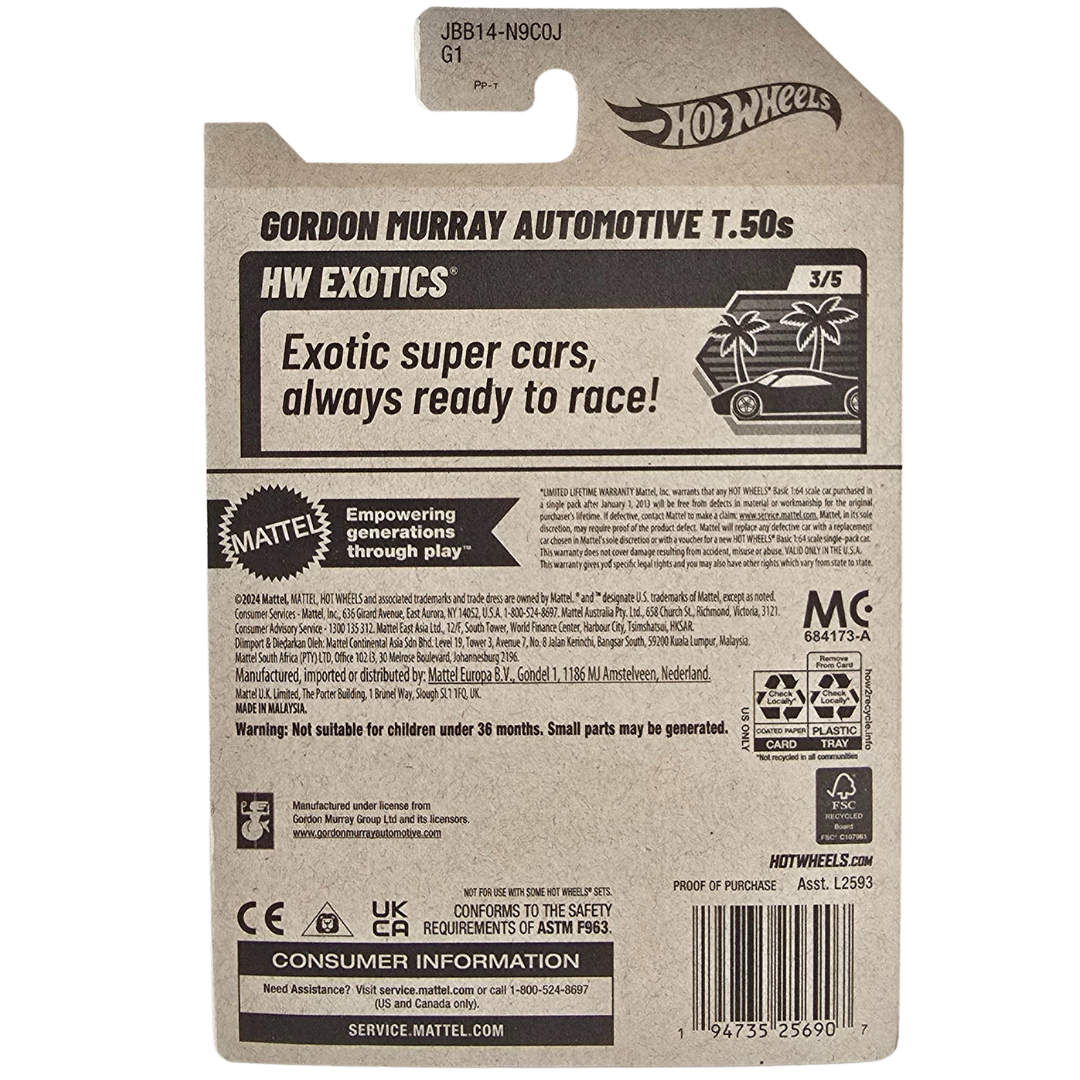 Hot Wheels - Gordon Murray Automotive T.50s